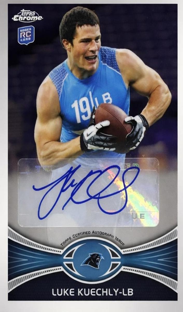 2012 Topps Chrome Luke Kuechly #45 card