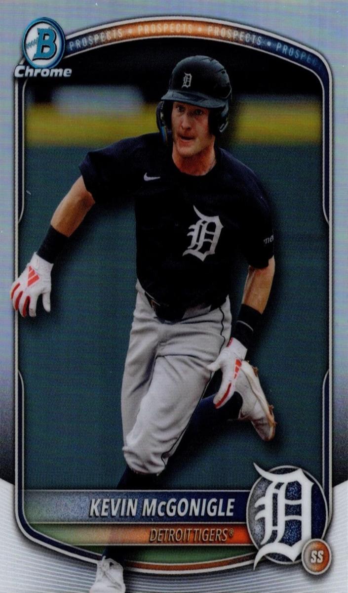 Kevin McGonigle 2025 Bowman Draft Chrome card
