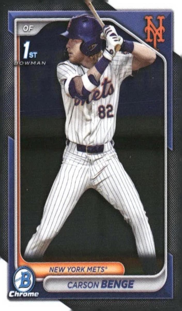 Carson Benge 2024 Bowman Draft Chrome card