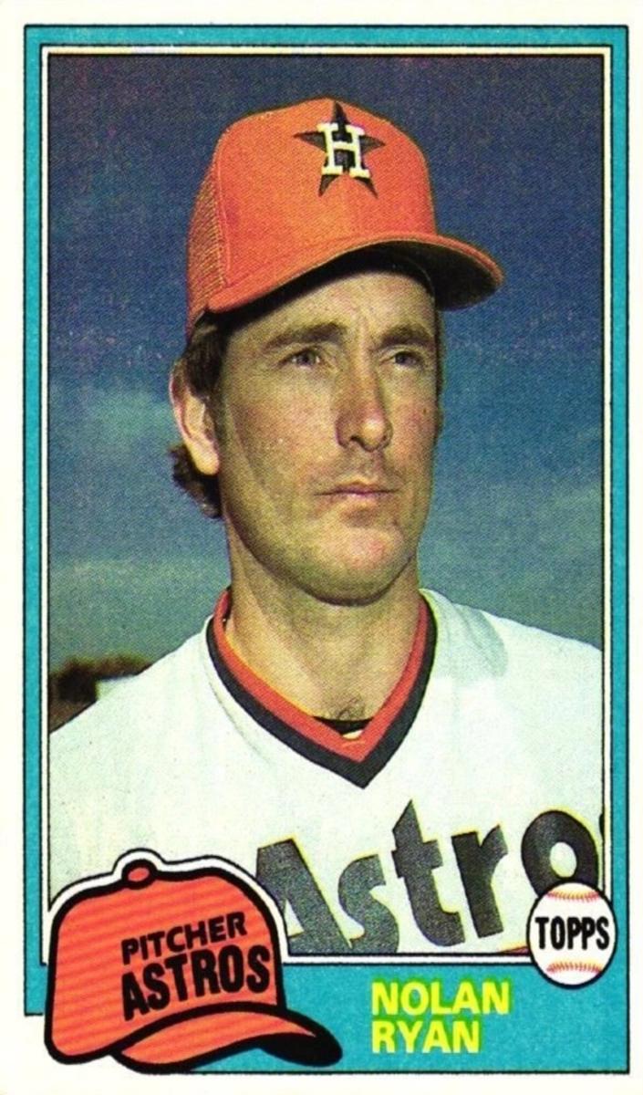 1981 Topps #240 Nolan Ryan front