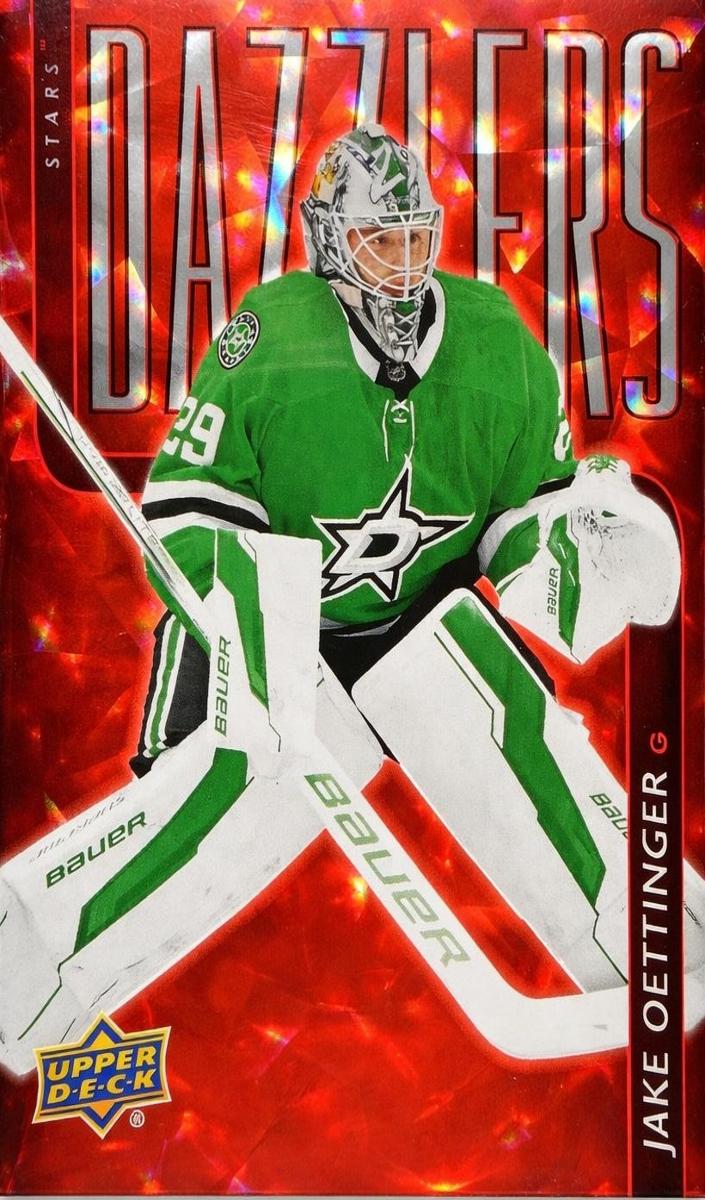 2025 Upper Deck Jake Oettinger [Gold] #DZ-22 card