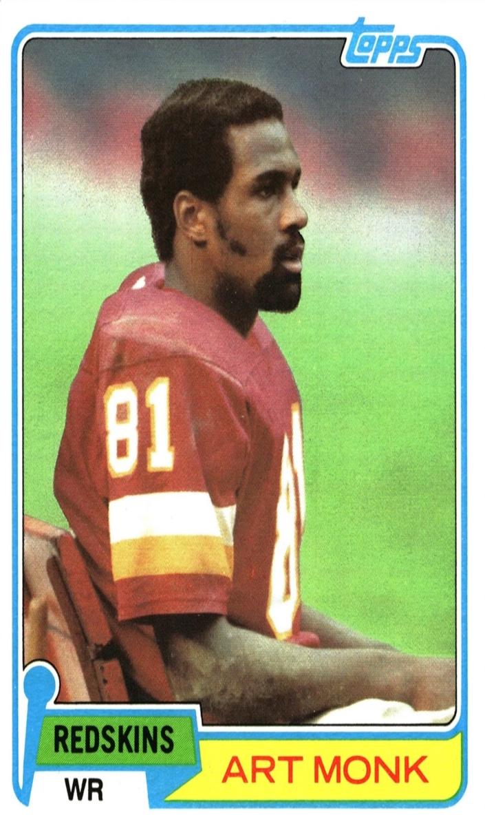 Art Monk 1981 Topps Football