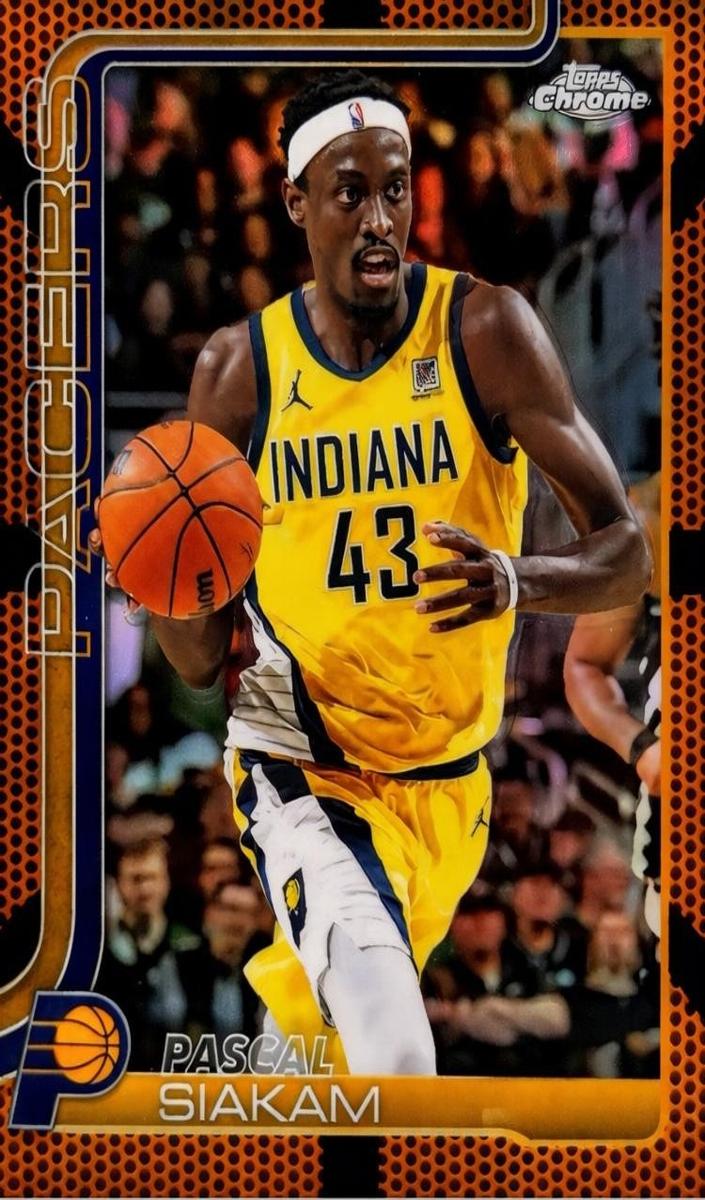 Pascal Siakam 2025-26 Topps Chrome Basketball card