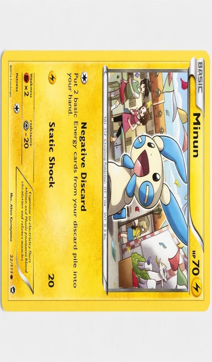 Minun 2014 Pokemon XY Furious Fists