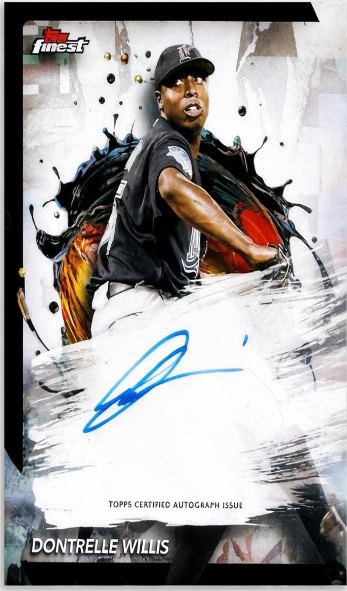 2024 Topps Finest Dontrelle Willis #FA-DW card