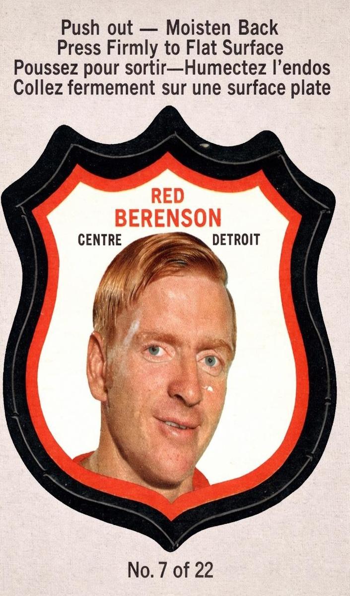 1972 Red Berenson #7