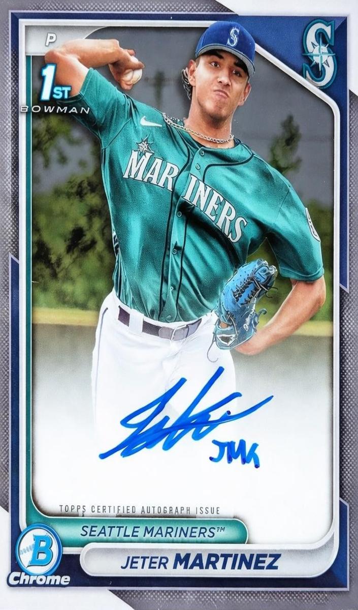 Jeter Martinez 2024 Bowman Chrome Baseball card
