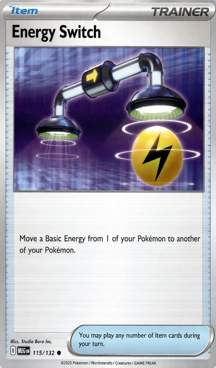 Energy Switch 2025 Pokemon Mega Evolution