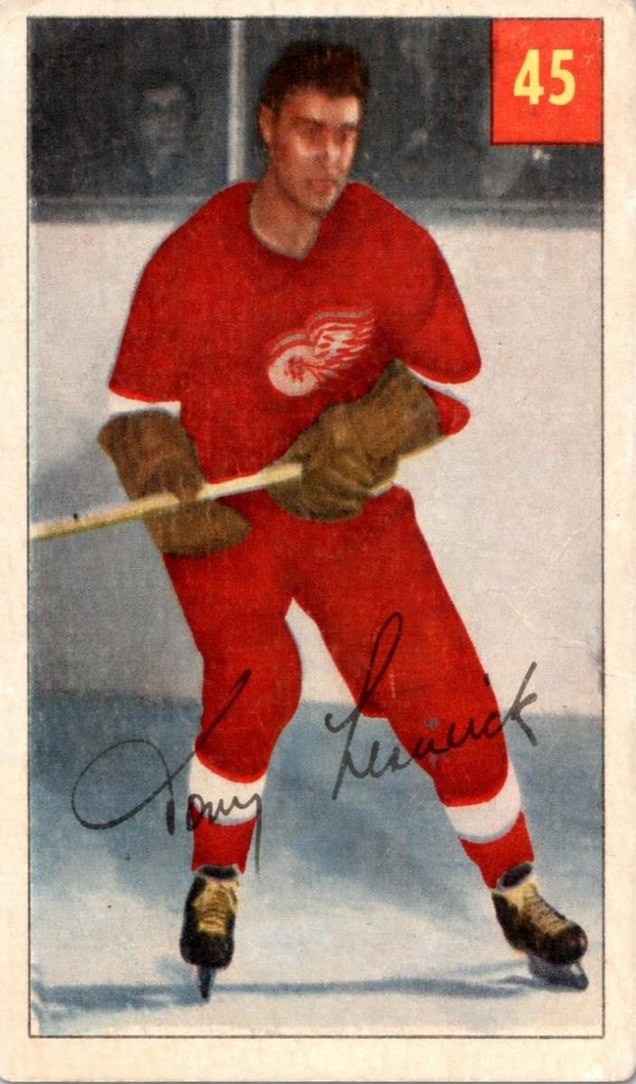 1954 Tony Leswick [Lucky Premium Back] #45