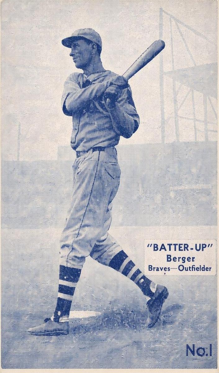 1934 R318 Batter-Up Wally Berger #1 card