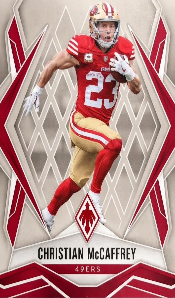 Christian McCaffrey 2025 Phoenix Football card