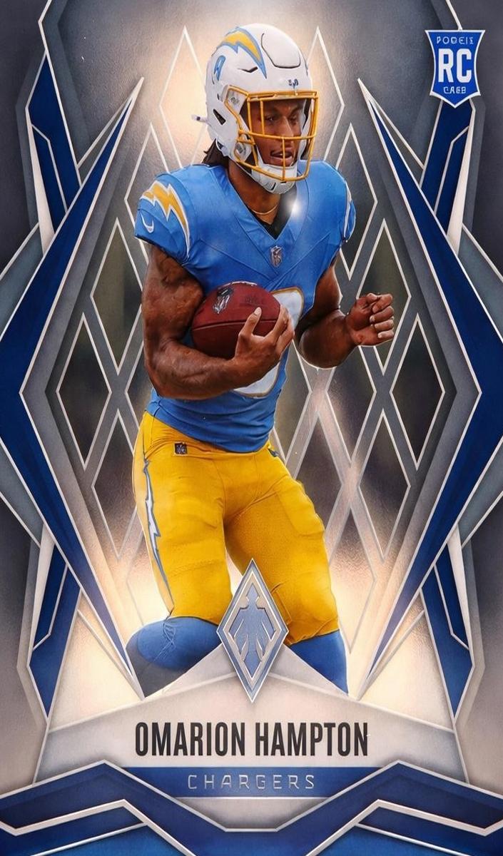 2025 Panini Phoenix Omarion Hampton [Silver Pandora Autograph] #192 card