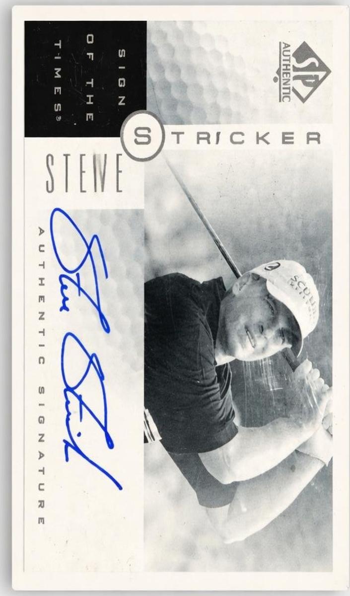 2001 Steve Stricker #SS