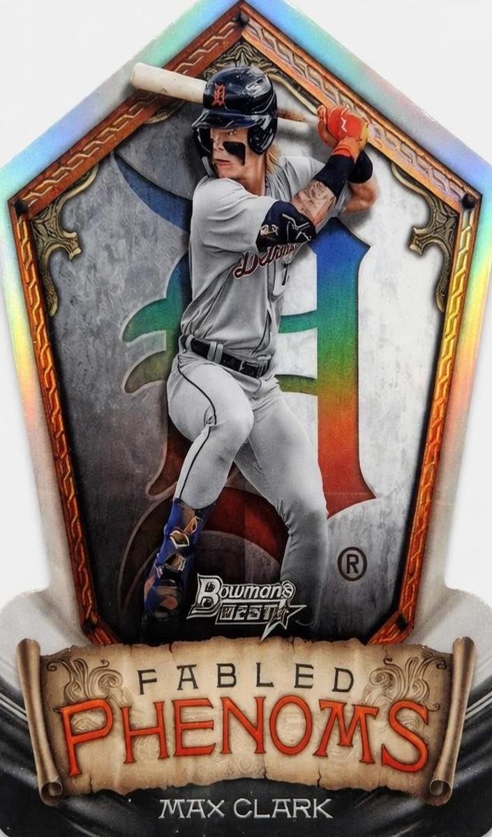 2024 Bowman’s Best Fabled Phenoms Max Clark #FP-2 card