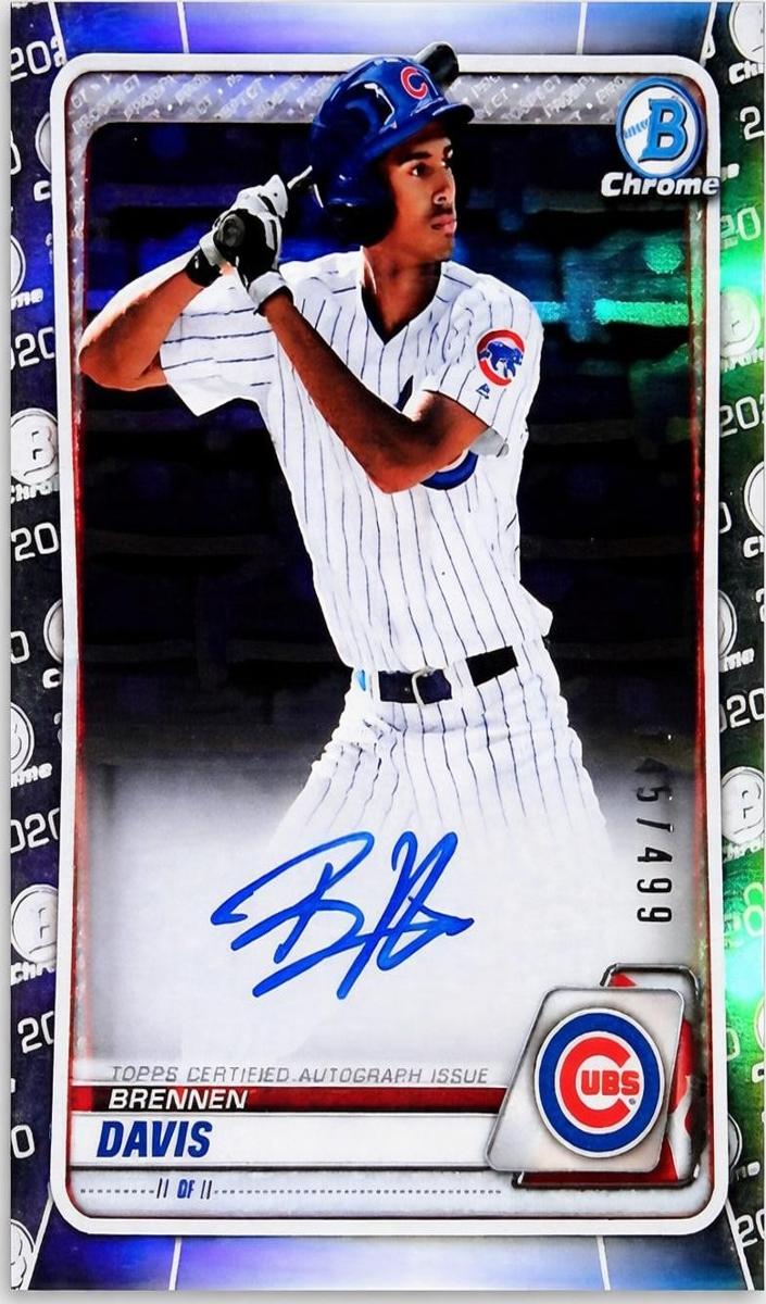 2020 Brennen Davis [Refractor] #CPA-BD