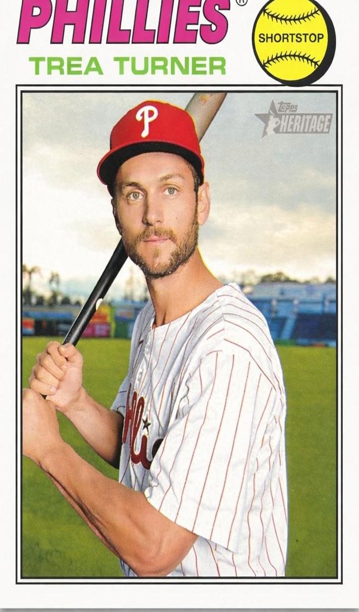 2026 Topps Heritage Trea Turner #183 card