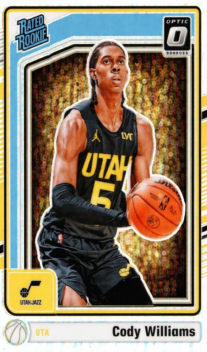 Cody Williams 2024-25 Donruss Optic Basketball card