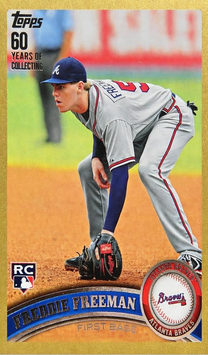 2011 Topps Freddie Freeman [Gold] #145 card