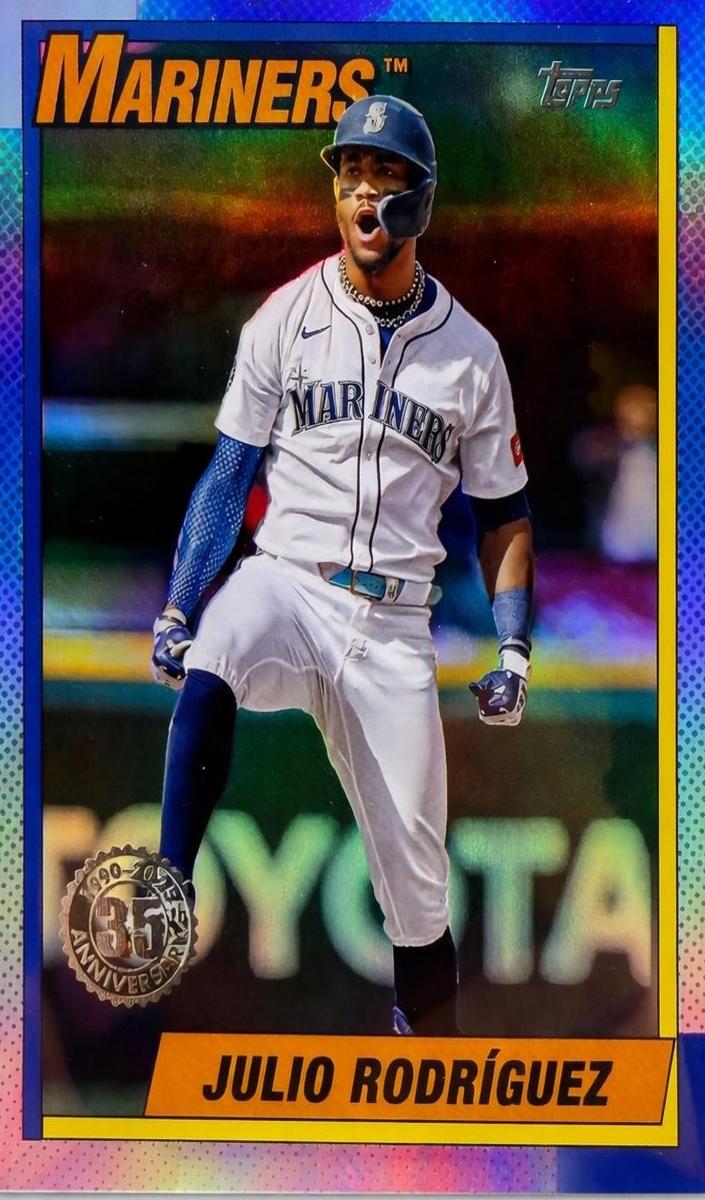 2025 Topps Update Julio Rodriguez [Pink] #U90-3 card