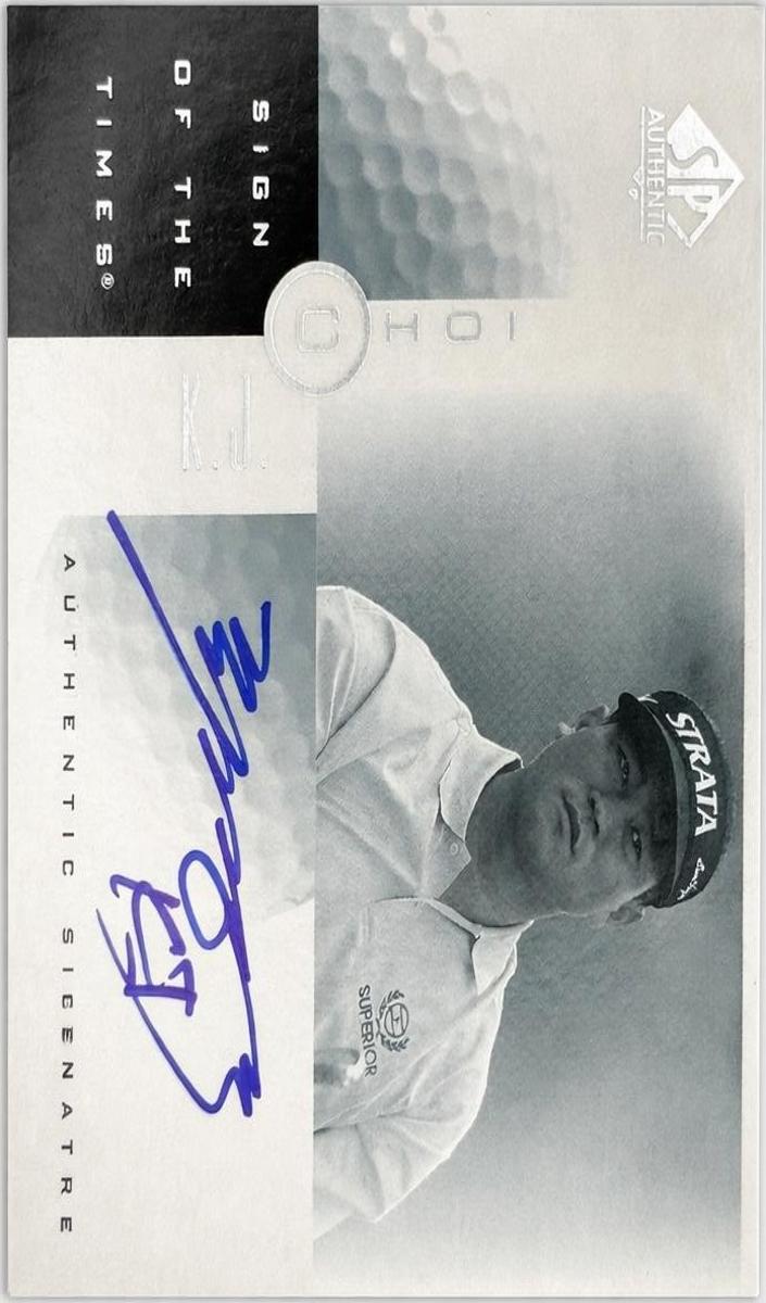 2001 KJ Choi #KJ
