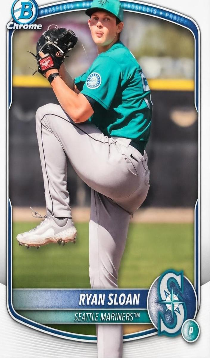 Ryan Sloan 2025 Bowman Draft Chrome card