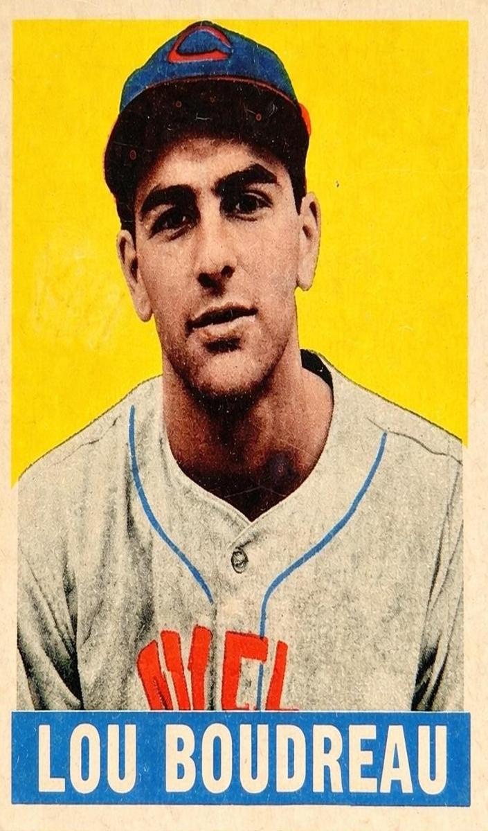 1948 Leaf Lou Boudreau #106 card