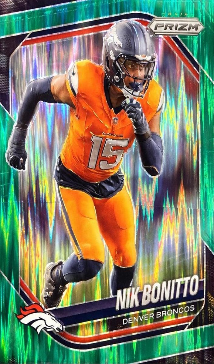 Nik Bonitto 2025 Prizm Football card
