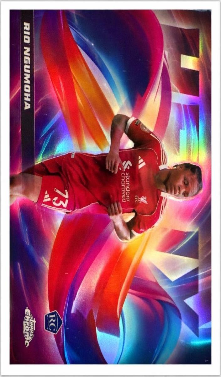 2026 Topps Chrome Premier League Helix Rio Ngumoha #HX-8 card