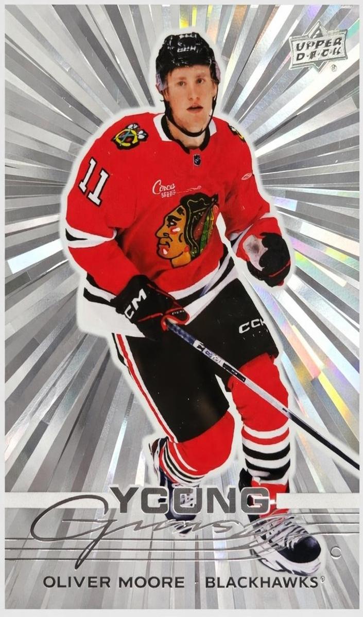 2025 Upper Deck Oliver Moore [Outburst Silver] #216 card