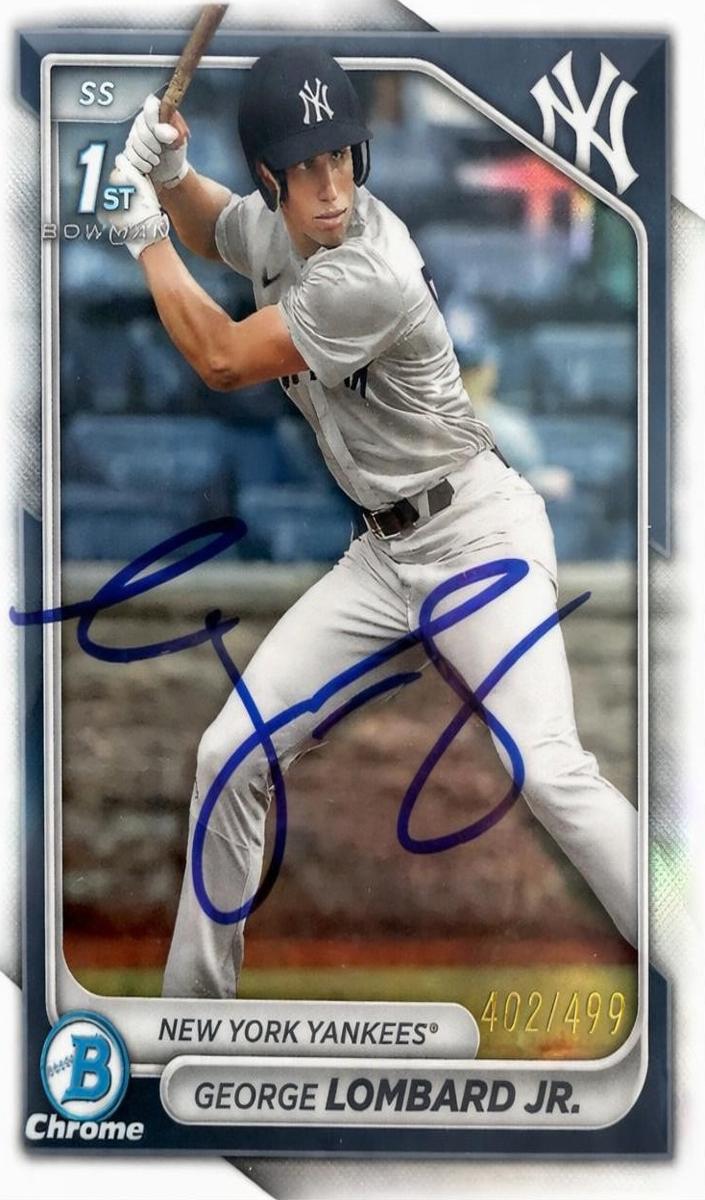2024 Bowman CHROME PRSPCT AU-REFRACTOR George front