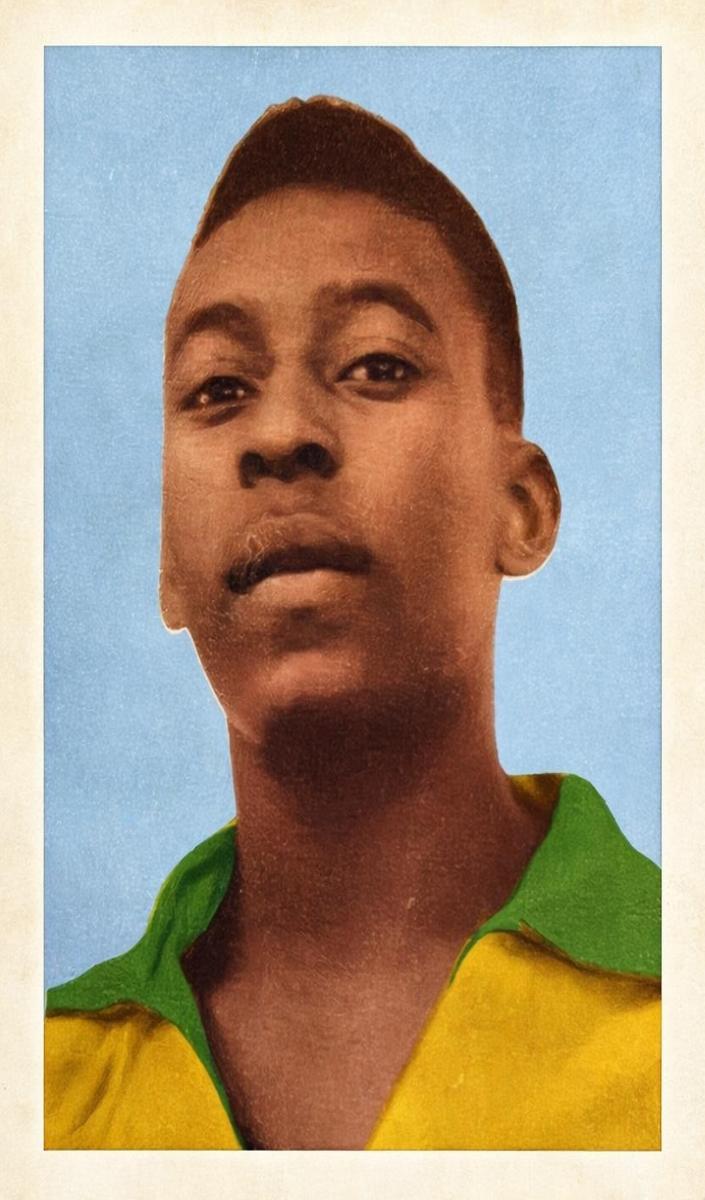 1958 Pele [Blue Number Perforated] #10