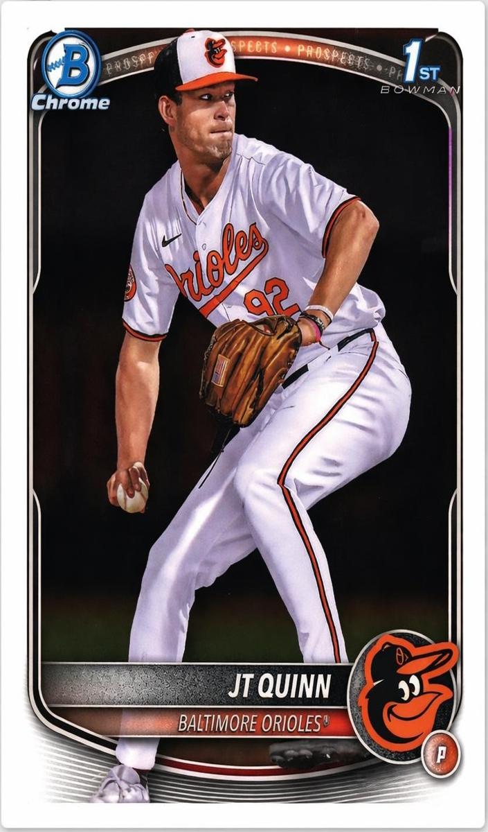 JT Quinn 2025 Bowman Draft Chrome card