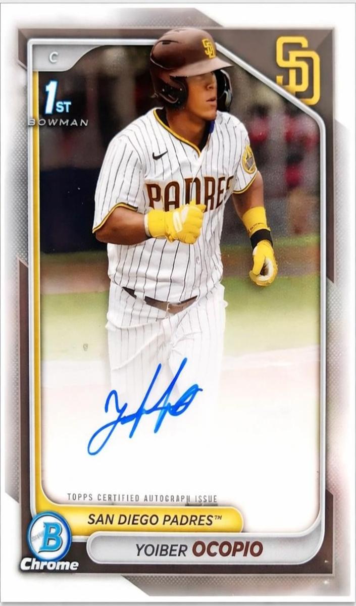 Yoiber Ocopio 2024 Bowman Chrome Baseball card