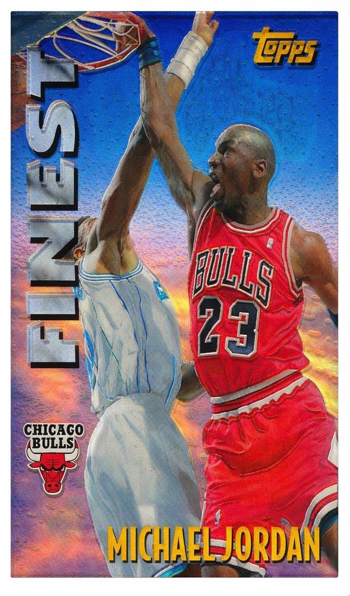 1995 Topps Refractor #M1 Michael Jordan front