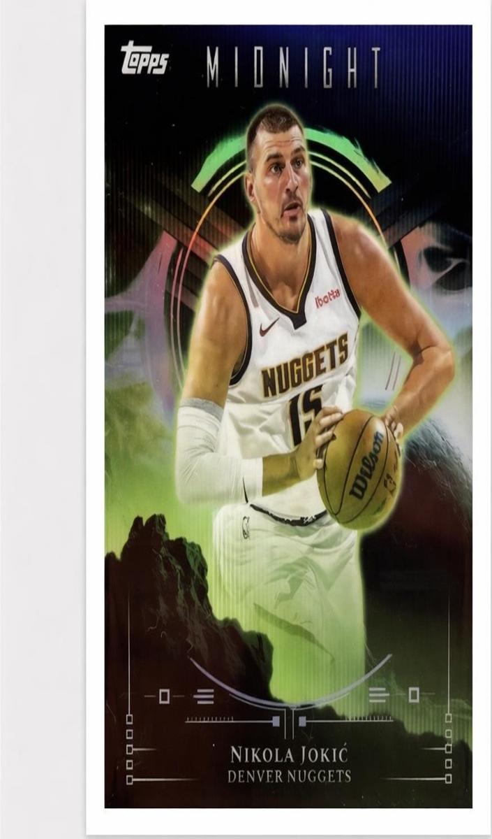 2025 Topps Midnight Night Vision Nikola Jokic #NV-17 card