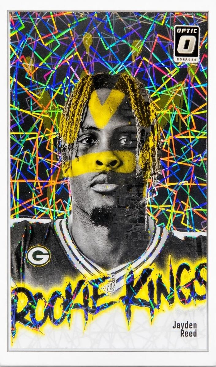2023 Panini Donruss Optic Rookie Kings Jayden Reed #19 card