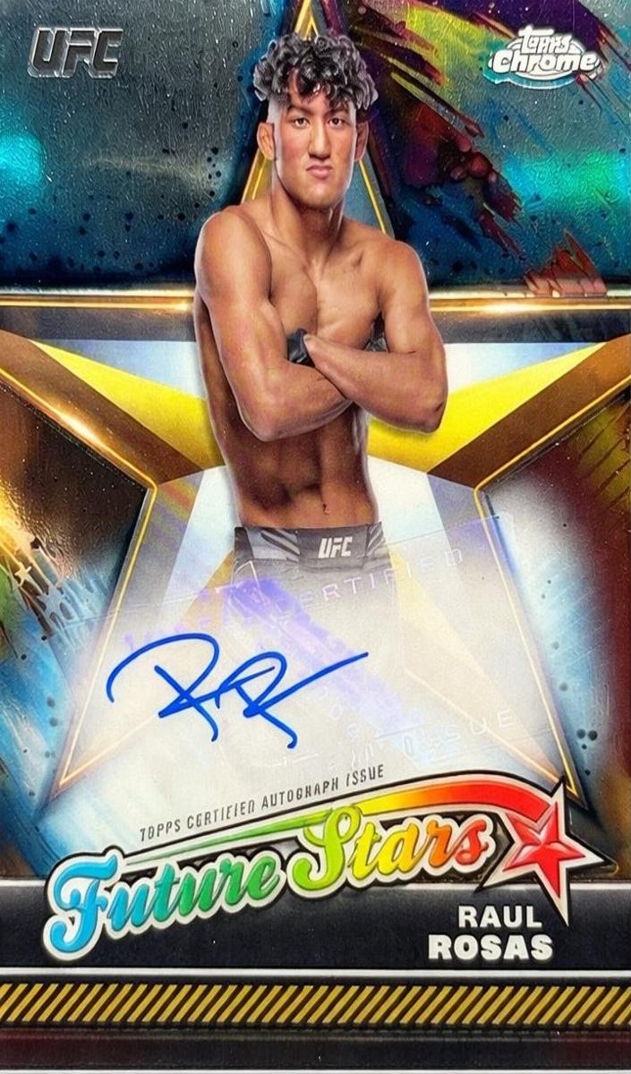 2024 Topps Chrome UFC Future Stars Autograph Raul Rosas #FSA-RRO card