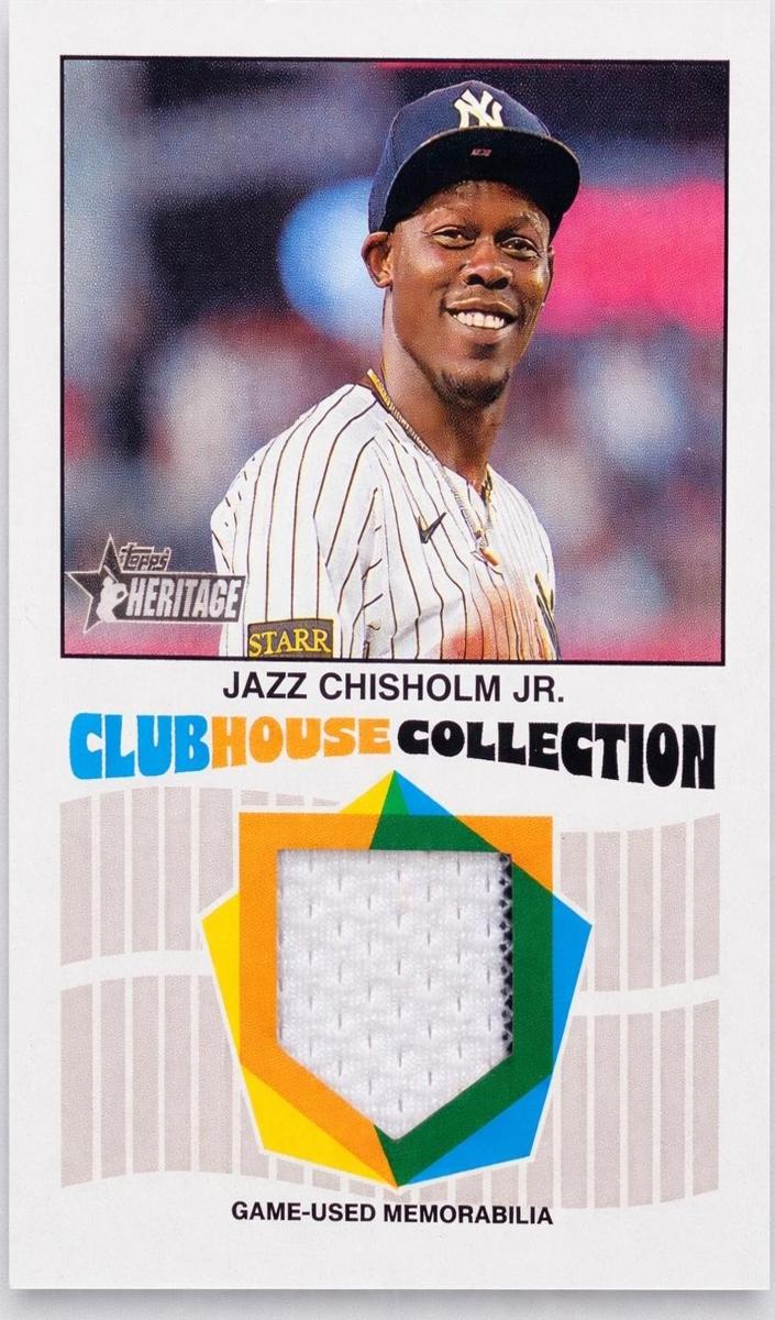 2026 Topps Heritage Clubhouse Collection Relic Jazz Chisholm Jr. #CCR-JCJ card