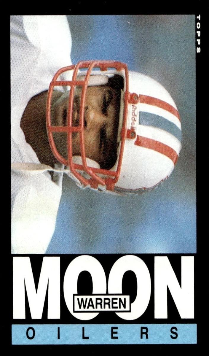 Warren Moon 1985 Topps Football