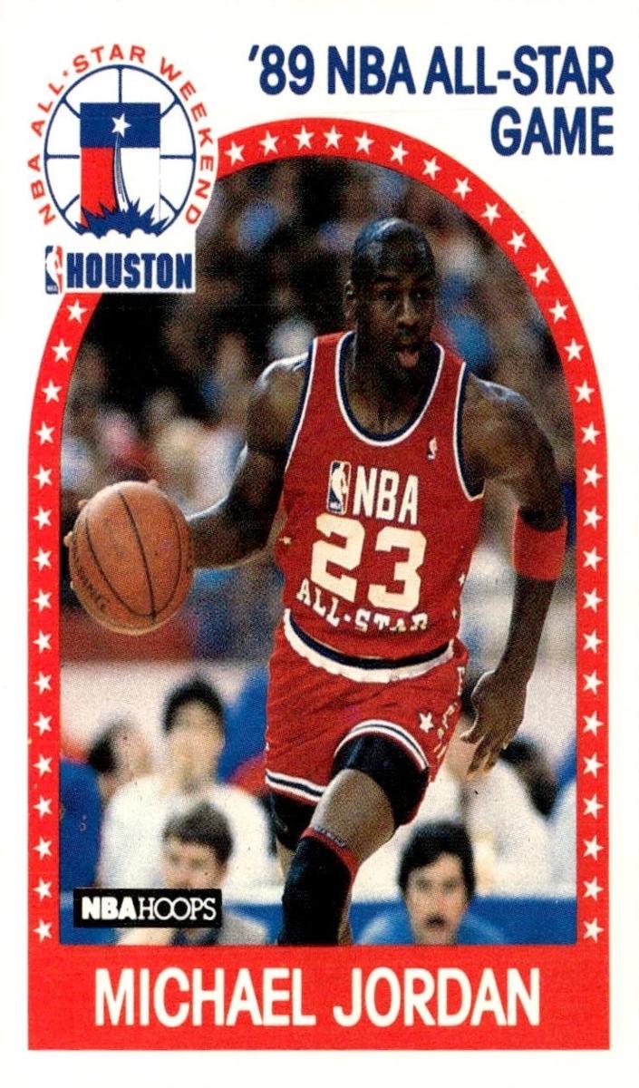 1989   ALL-STAR #21 Michael Jordan front