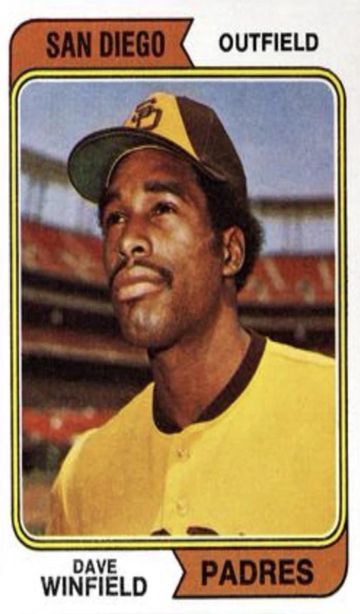 1974 Topps #456 Dave Winfield front