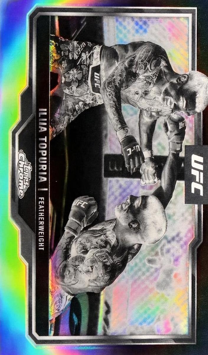 2025 Ilia Topuria [Black Refractor] #43