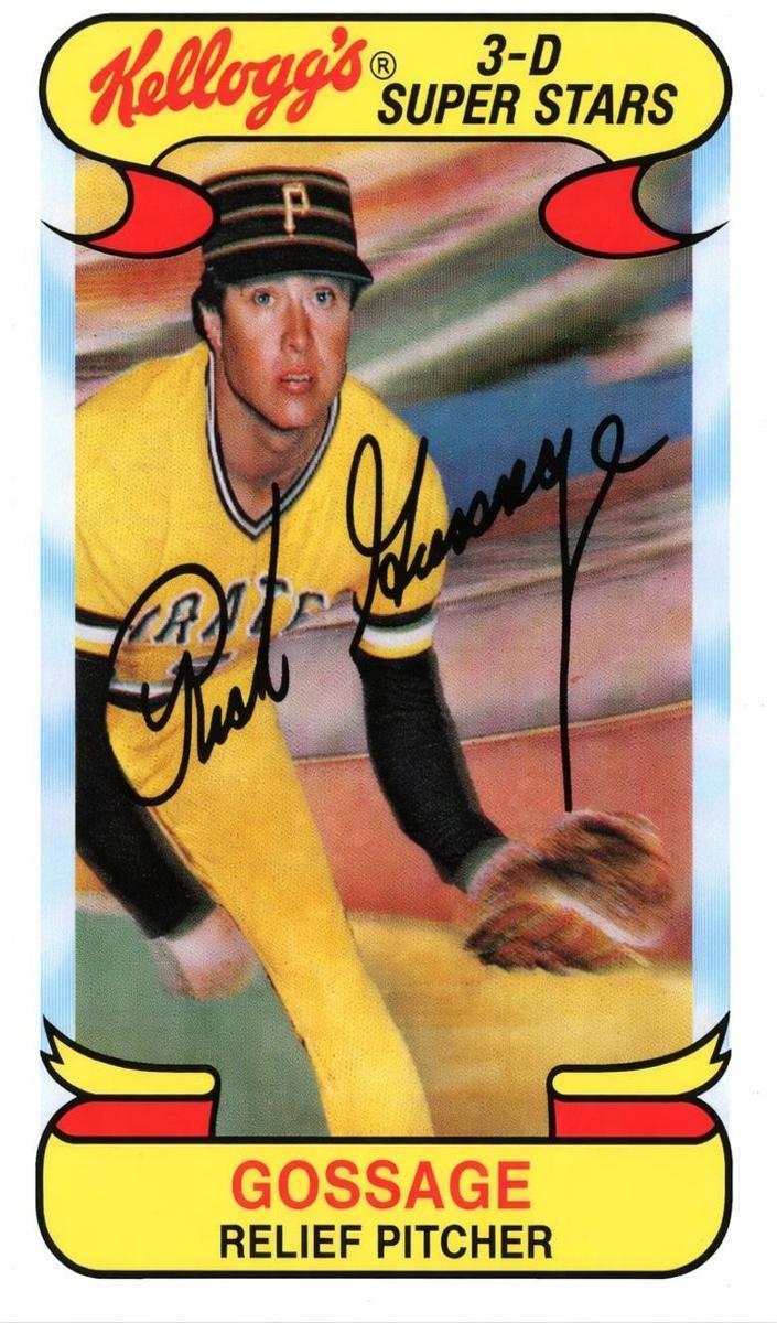 1978 Kellogg's Rich Gossage #8 card