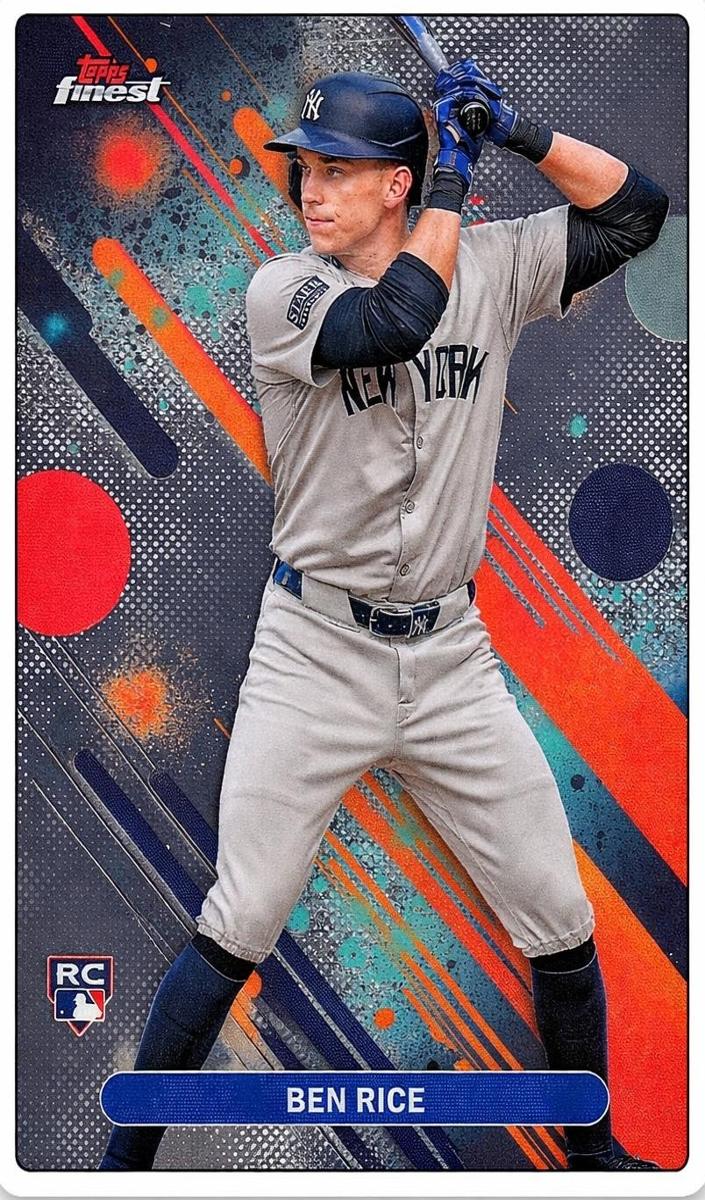 Ben Rice 2025 Finest Baseball card