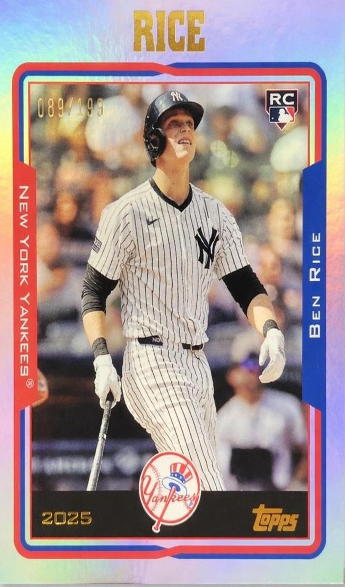 2025 Ben Rice [Rainbow Foilboard] #218