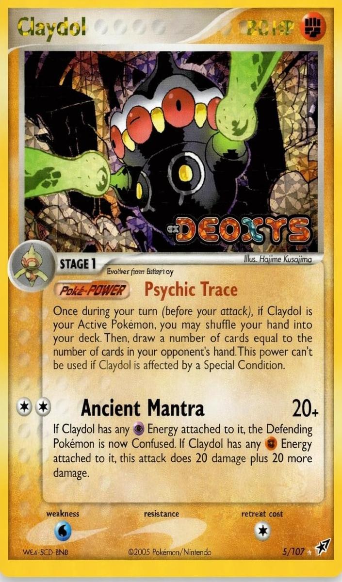 Claydol 2005 Pokemon EX Deoxys