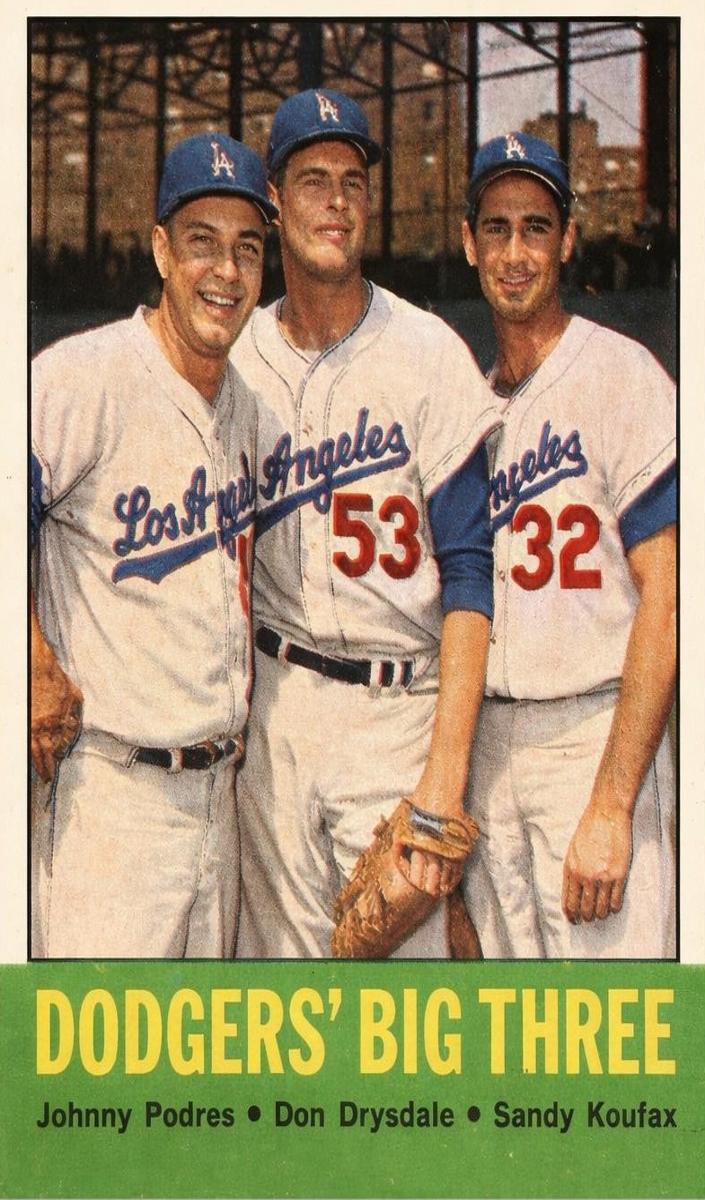 1963 Dodgers' Big Three #412