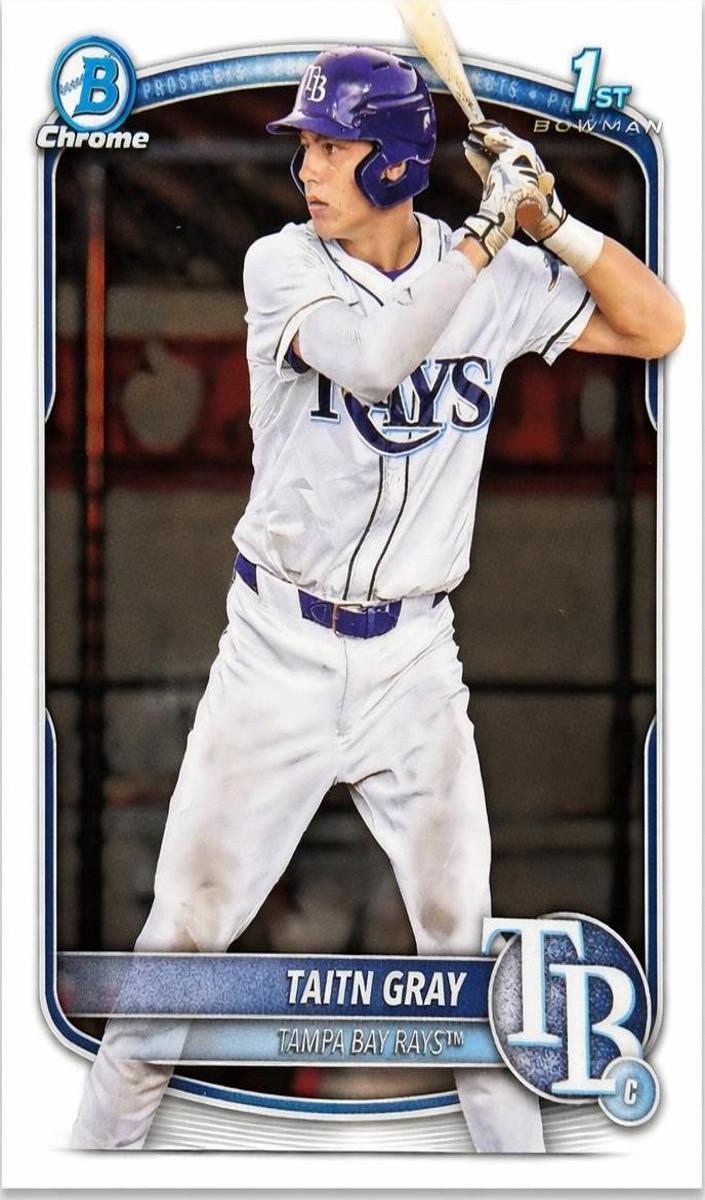 Taitn Gray 2025 Bowman Draft Chrome card