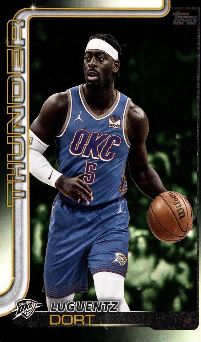 Luguentz Dort 2025 Topps Basketball card