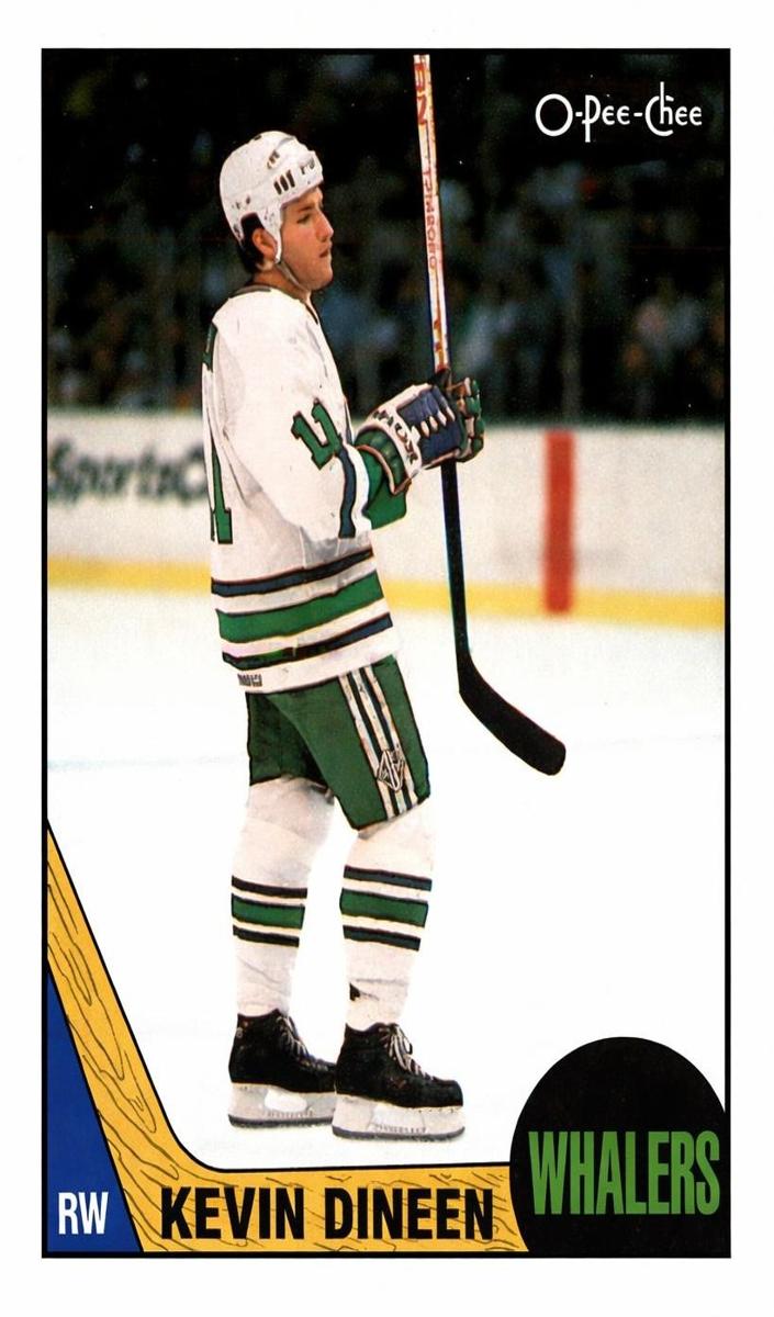 1987 O-Pee-Chee Kevin Dineen #124 card